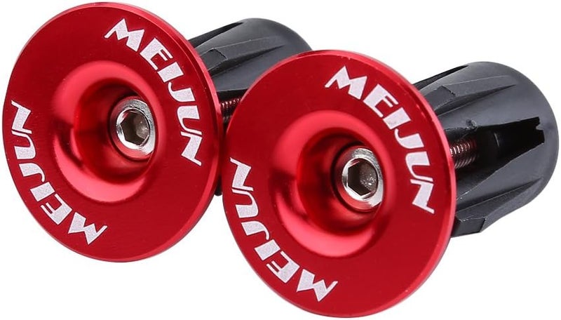 woobles Handlebar End Plug, Aluminum Handlebar Grips Handle Bar Cap Stoppers for Bicycle Cycling MTB Road(2pcs) - Image 4